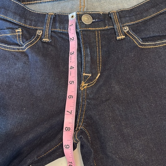 VS Low 5 Rise Flare & Wide Leg Denim Jeans Wmn’s Sz 6 Victoria’s Secret - Picture 9 of 9